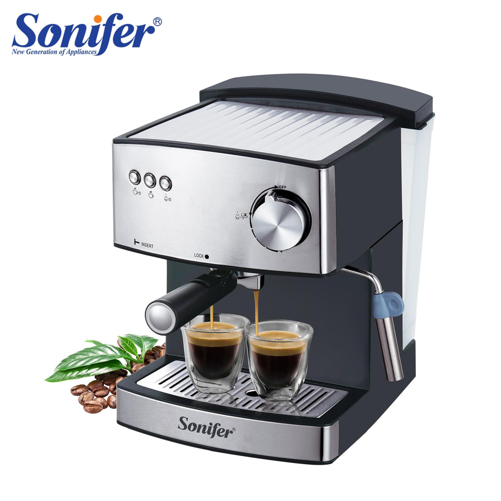 1.6L Electric Espresso Coffee Machine Coffee Grinder